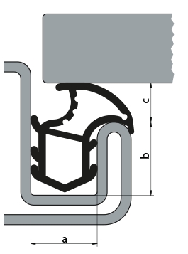 Dichtungen für Metalltüren